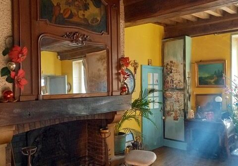 chambre bleu